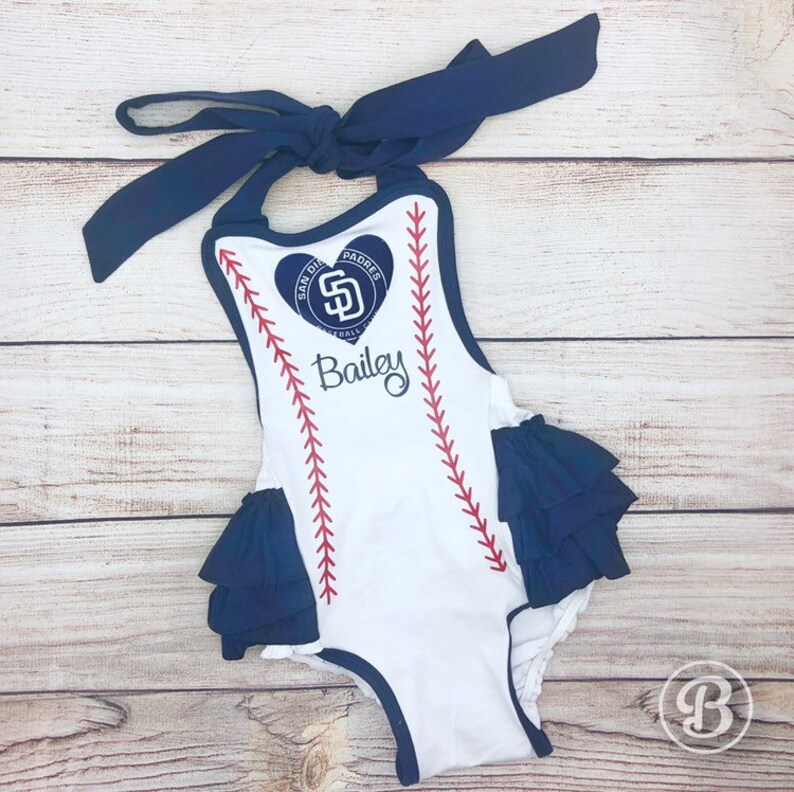 San Diego Padres Romper Padres Baby Clothes Padres Baby Etsy