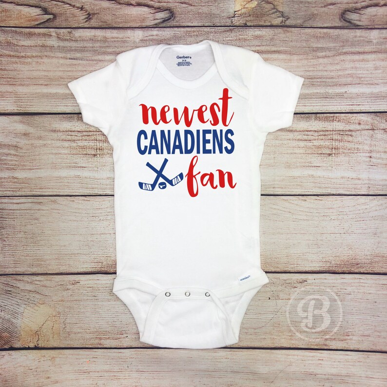 Newest Canadiens Fan Hockey Baby Bodysuit Unisex Hockey Baby Etsy