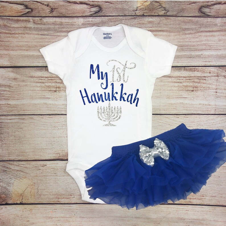 Hanukkah toddler outfit