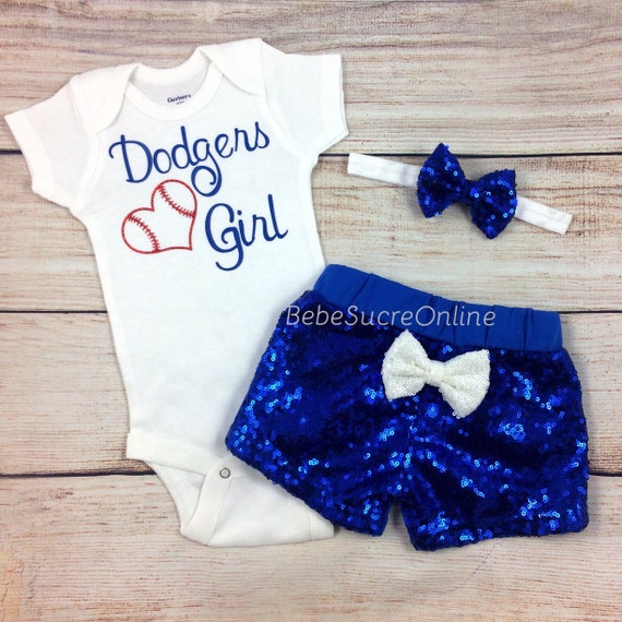 baby girl dodgers outfit