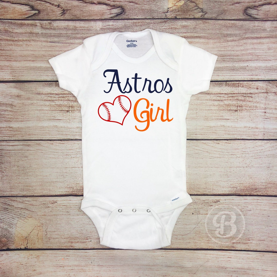Houston Astros Baby Girl Game Day Outfit Astros Baby Girl Etsy