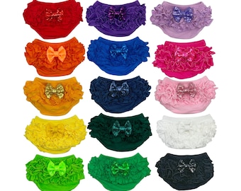 FREE SHIPPING! Choose Your Color Bloomers, Baby Girl Ruffle Bloomers, Infant Girl Bloomers, Baby Girl Diaper Cover, Newborn Photography Prop