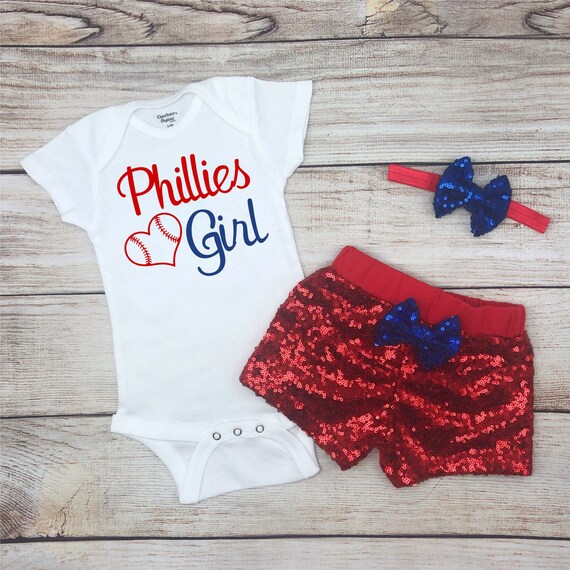 phillies baby girl clothes