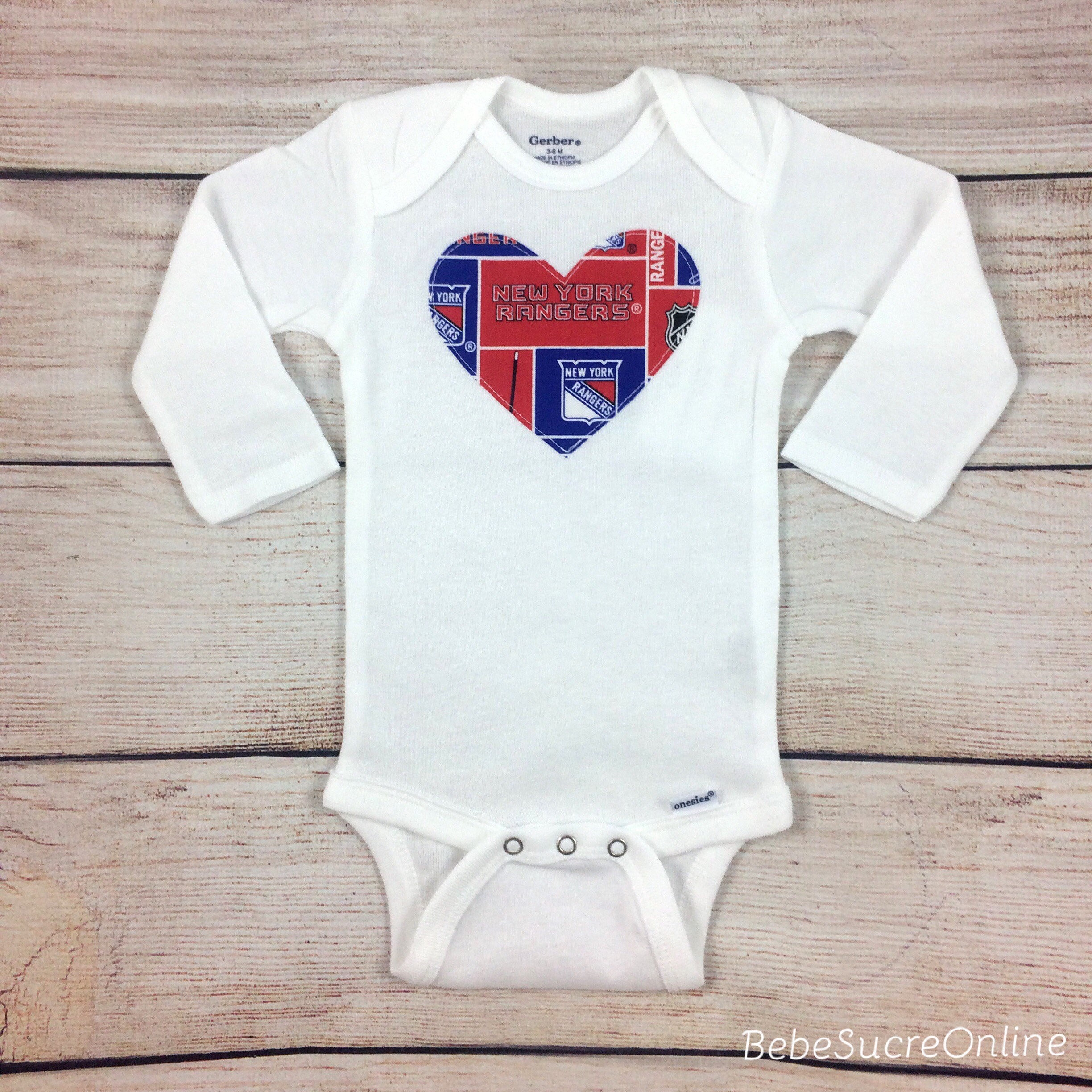 new york rangers baby onesie