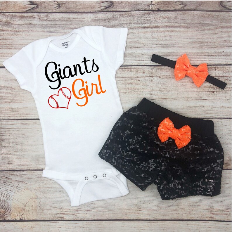 baby girl giants outfit