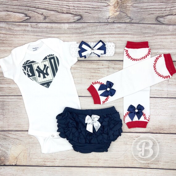 new york yankees baby girl outfits