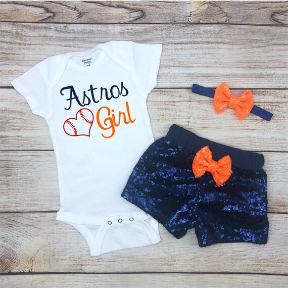 houston astros baby onesie