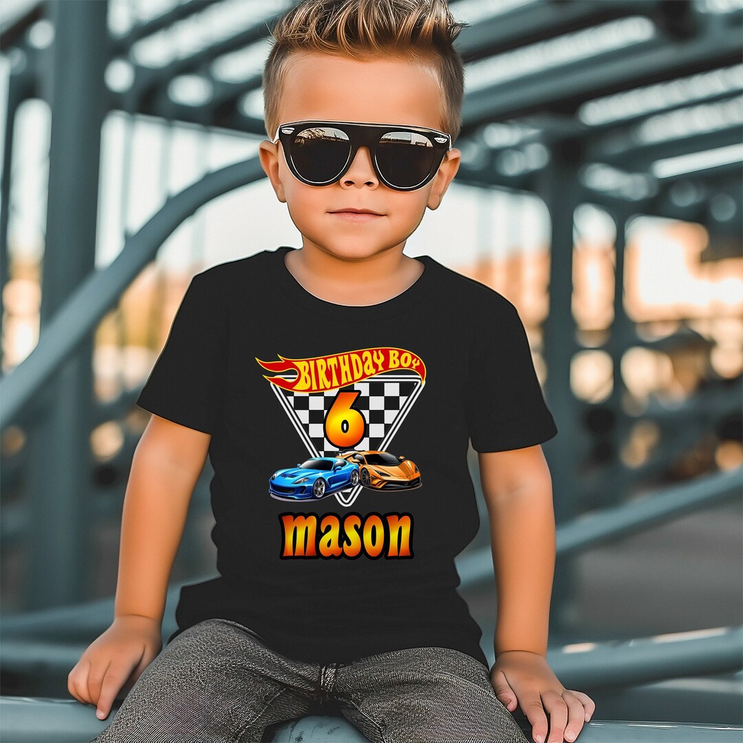 Race Car Cars First Birthday Shirt Two Fast Race Car Shirt