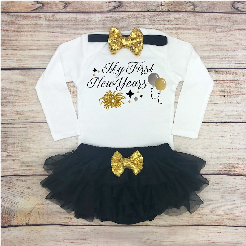 my first new year baby clothes