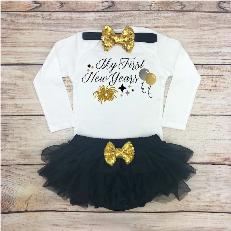 baby girl new years outfit