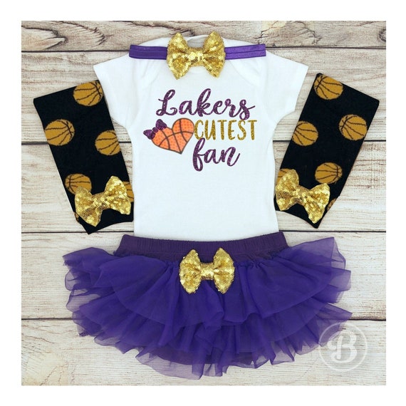 lakers baby girl clothes