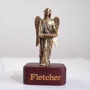 Vintage Brass Angel - Etsy