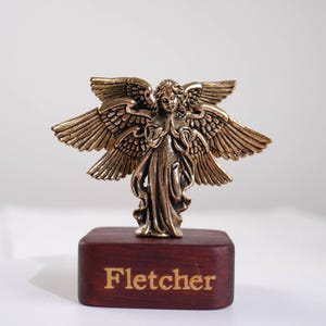 Vintage Brass Angel - Etsy