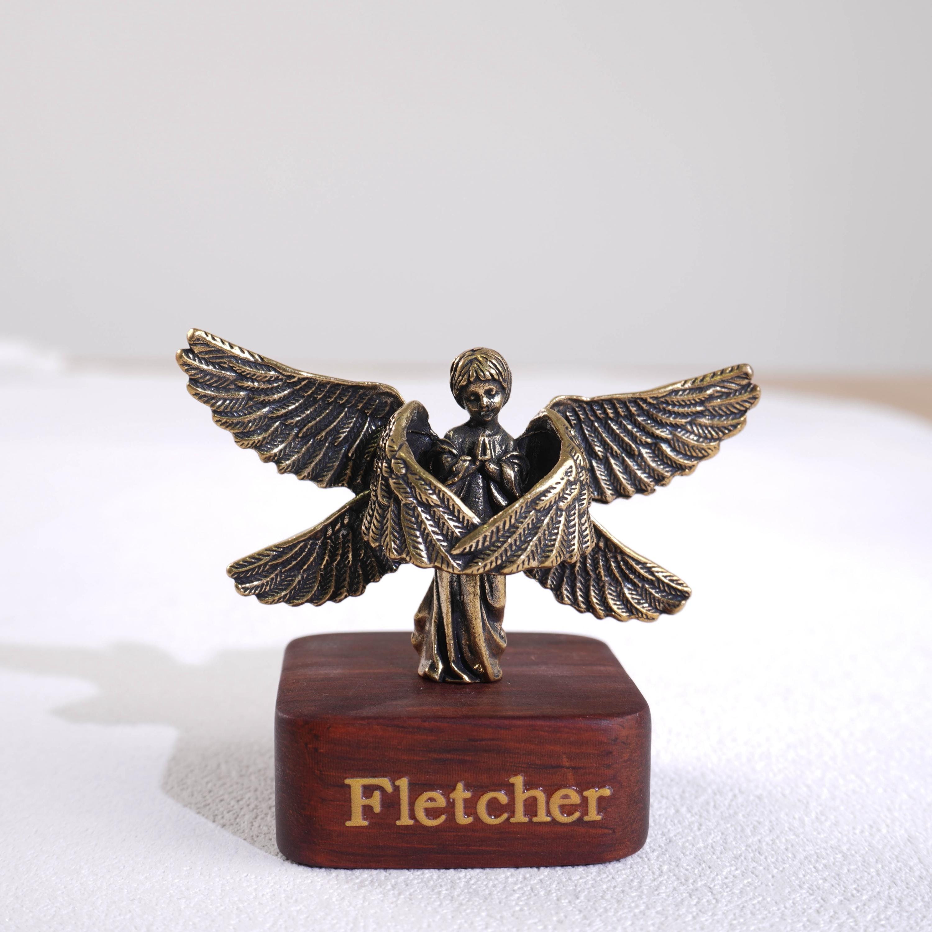 Winged Cherub Statue - Etsy