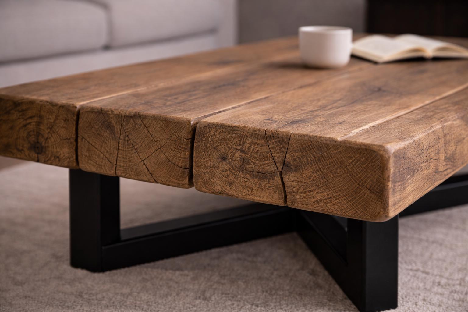 Solid Reclaimed Wood Rustic Handcrafted Coffee Table - Etsy