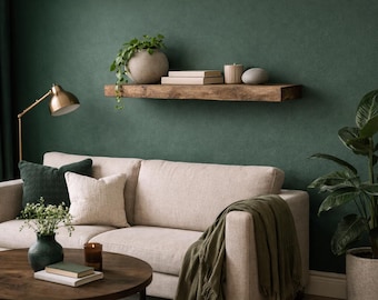 Reclaimed Wood Floating Shelf | Handmade Timber Wall Decor