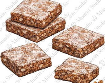 Naklejka deserowa PNG – Basler Leckerli Swiss Spiced Biscuit, przezroczysty PNG (pobieranie cyfrowe)
