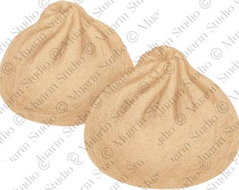 Restaurant Menu Food PNG – Xiaolongbao Soup Dumplings, Colored Pencil, Transparent PNG (Digital Download)