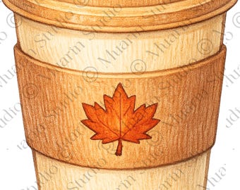 Menu restauracji, napój PNG – Latte klonowe, napój kanadyjskiej kawiarni, przezroczysty PNG (pobieranie cyfrowe)