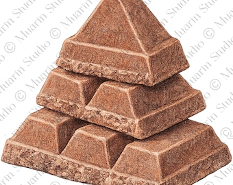 Naklejka do dziennika żywieniowego w formacie PNG – tabliczka czekolady Swiss Triangle, kredka kolorowa, przezroczysty plik PNG (pobieranie cyfrowe)