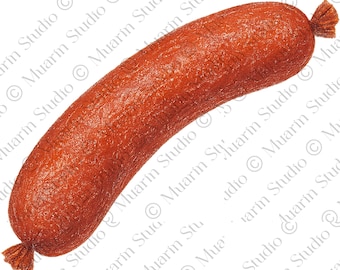 Restaurantmenu Eten, png PNGE – Chourico Assado gegrilde worst, kleurpotlood, transparante png (digitale download)