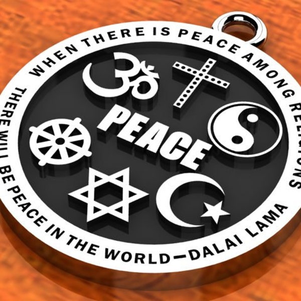 Peace Unity Pendant (Stainless Steel) 29.99 plus 3.00 S/H on All US Orders