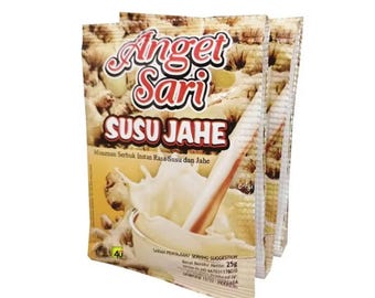 Anget Sari Milch Ingwer - Gewicht 28 Gramm pro Beutel enthält 10 Beutel