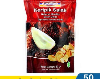 Indomaret Salak Chips 50g - Indonesischer Schlangenfrucht-Chips-Snack