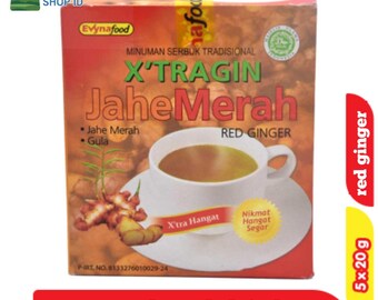 Extragin Jahe Merah – Minuman Jahe Instan Tradisional Indonesien Inhalt 5 Beutel