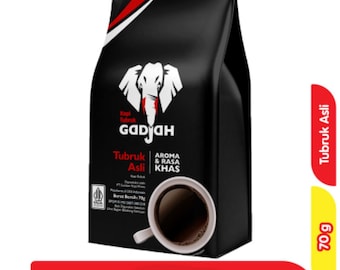 original gemahlene Gadscha Kaffee Beutel Verpackung - 70grm