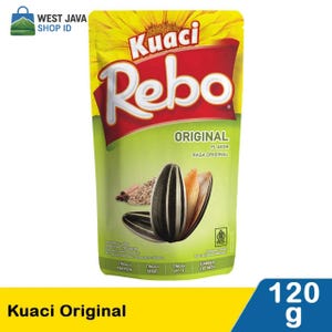 Kuaci Rebo Original Solrosfrön – Indonesiskt Rostat Snack