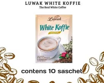Luwak weisser Kaffee -Inhalt 10 Beutel