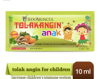 Tolak Angin Anak Kräutergetränkebeutel - Indonesisches Kinderkräutergetränk - Inhalt 1 Box mit 5 Beuteln
