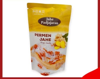 Ingwer Bonbons Typisch Padjajaran||Gewicht 100 Gramm