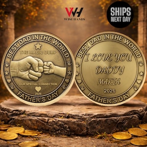 Dad Coin - Etsy