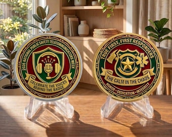 2026 National Public Safety Telecommunicators Week Coin , Gift for Calltakers,  Token of Appreciation ,Dispatchers Coin,Calltakers Coin