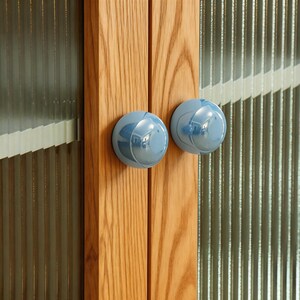 Ceramic Knob Handles, Children's Room Closet Knobs, Colorful Handles For Wardrobe Door