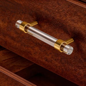 Metal Cabinet Pulls, Modern Drawer Handles for Wardrobe & Cabinet