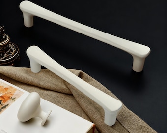 Matwitte ladeknop, trekknop voor badkamer, meubelvervangingsknop