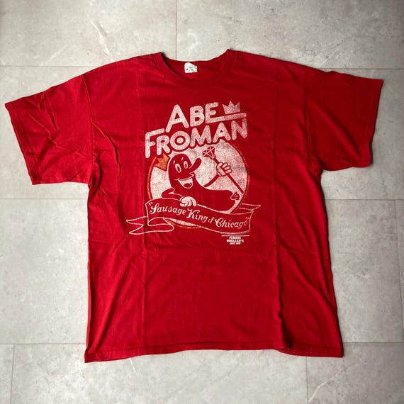 Ferris Bueller’s Day Off Abe Froman Sausage King Chicago John Hughes Movie T-shirt Size XL