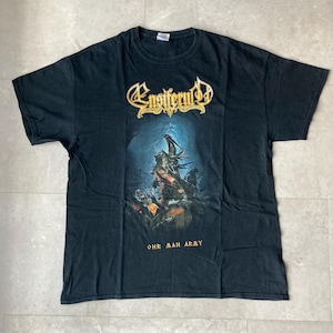 Vintage Ensiferum One Man Army Viking Folk Metal Rock Band Tour T-shirt Storlek XL