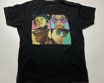 Gorillaz Damon Albarn Blur Humanz Tour Indie Electronic Rap Rock Band T-shirt Size Medium