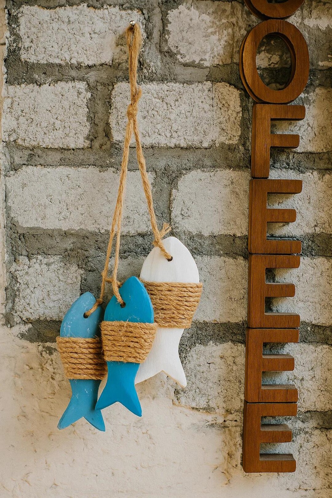 Hand-carved Wooden Fish Hanging – Coastal Nautical Wall Decor - Etsy