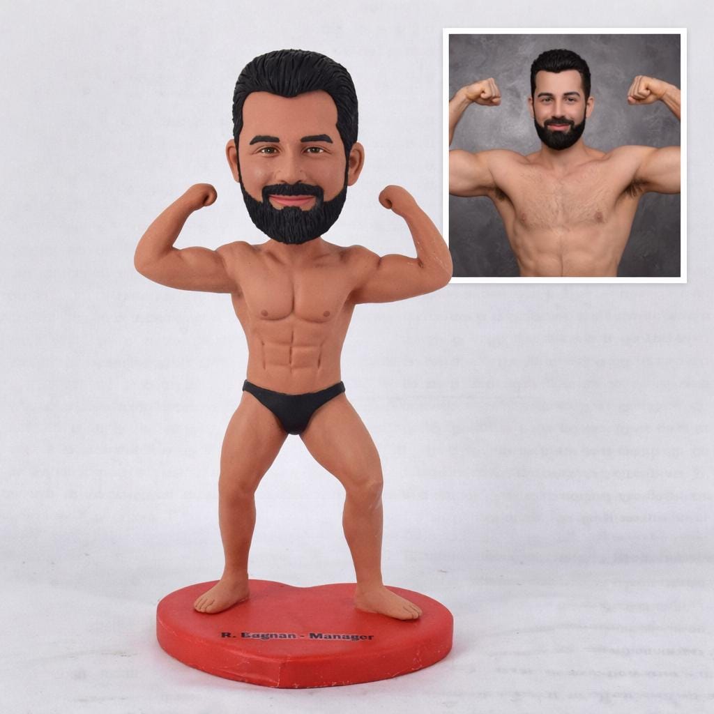 Bodybuilder figurine - Etsy 日本
