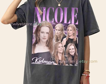 Camiseta vintage de Nicole Kidman, camiseta gráfica, regalo para fans del cine