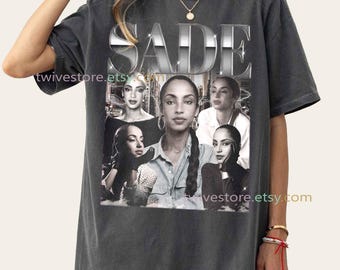 Sade Adu Comfort Colors Shirt, Vintage Aesthetic Fan Merch, Retro 90s Singer Tee, Classic Solo Artist Apparel, Y2K Tiktok Trend Gift