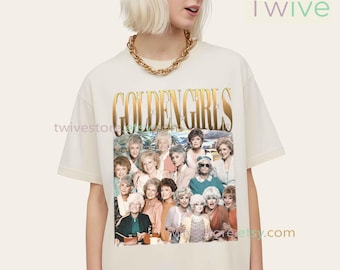 Golden Girls Comfort Colors Shirt, Retro Vintage TV Series Tee, 80s Sitcom Fan Gift, Miami Vibes T-Shirt, Thank You For Being A Friend
