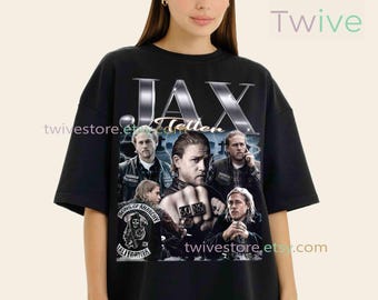 Camiseta unisex con estampado de Jax Teller – Camiseta para fans de Sons of Anarchy