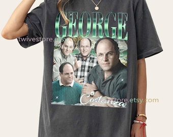 George Costanza Comfort Colors Shirt, Seinfeld Fan Merch, Vintage TV Series Tee, Retro Comedy Gift, Classic Humor T-Shirt, Jason Alexander