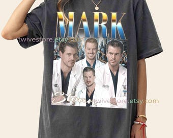 Vintage Mark Sloan Grey's Anatomy Shirt, TV Show Fan Tee